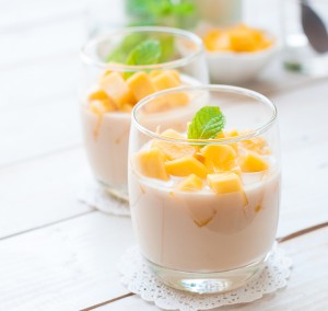 panna cotta ananas